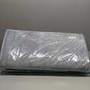 Velvet Zabuton Meditation Mat - Large Floor Pillow for Adults & Yoga Meditation Cushion - High Density Foam Floor Seating with Washable Cover, 31x31 Inch (Gray) (Grey)