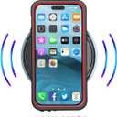 Designed for iPhone 15 Pro Case Waterproof, [Shockproof] [Dustproof] [Built-in Screen Protector] Phone Case for iPhone 15 Pro, Full Protective Case for iPhone 15 Pro 6.1-Red