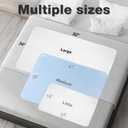 Bed Pads Washable Waterproof, 52" x 34" (4 Pack) Incontinence Bed Pads, Waterproof Bed Pad & Pee Pad, Perfect for Kids, Adults, The Elderly and Pets (Dark Blue)