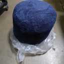 Large Circular Blue Sitting Stool