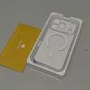 Miracase Magnetic for iPhone 17 Pro Case 6.3" [Compatible with MagSafe] Full-Body Phone Case with Built-in Glass Screen Protector & Camera Control,Drop Proof iPhone 17 Pro Cover, Clear Glitter