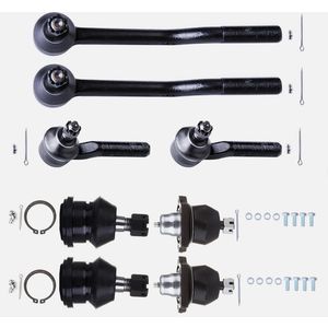 8pcs Ball Joints Tie Rod Ends For 1995-97 Nissan Pickup D21 2WD