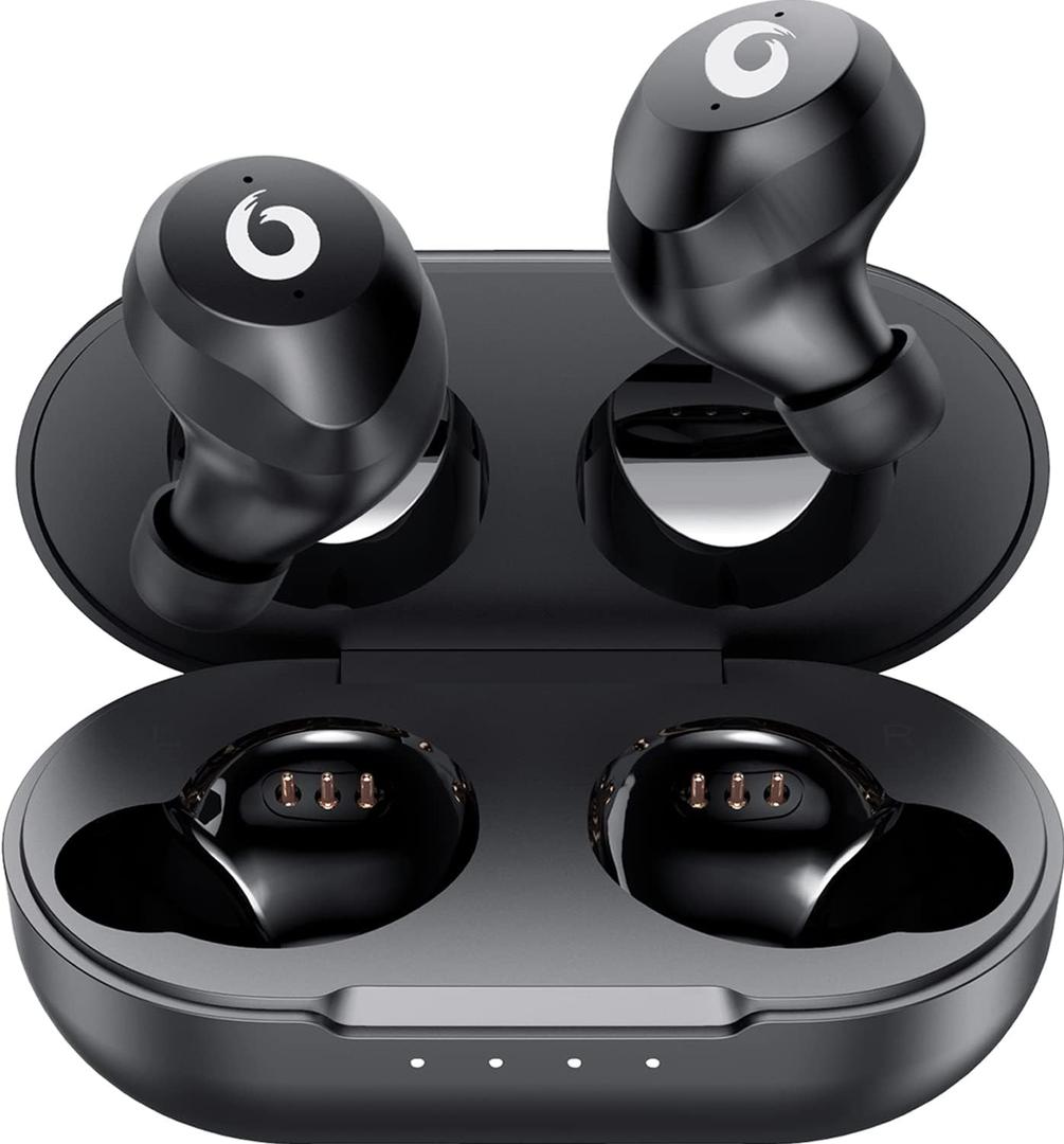 Hikapa X9 Wireless Earbuds Bluetooth 5.3 Headphones Waterproof Stereo Earphones in Ear Touch Control with Microphone Headset with Deep Bass for Sport, Gaming and Running(Black)
