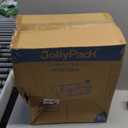 JollyPack 2 Pack Clear Stackable Storage Drawers, Easy to Assemble Multi-Use Bathroom Organizers and Storage, Suitable for Vanity, Bathroom, Makeup, Under Sink, Office, Kitchen and Pantry, 11.8"D x 7.1"W x 6.8"H