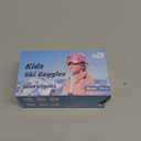 findway Kids Ski Goggles, Kids Snowboard Goggles for Boys Girls Toddler age 3-12 (Black Frame Silver Lens(vlt 21%))