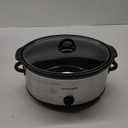 Crock-Pot 7 Quart Oval Manual Slow Cooker, Stainless Steel (SCV700-S-BR), Versatile Cookware for Large Families or Entertaining