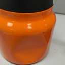 27 oz Single Stainless Steel Thermal Coffee Carafe, Double Wall Vacuum Insulated Creamer Container, Beverage Dispenser for Milk and Hot Chocolate, Tea Pot. (Orange) (EXP 06/08/30)