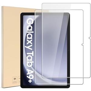Pack Of 2 CoBak 2 Pack Screen Protector for Samsung Galaxy Tab A9 Plus 10.9 Inch 2023, Tempered Glass with HD Clarity,Scratch Resistance and Bubble-Free Installation - Straight Edges
