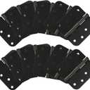 Design House 12-Pack Rounded Steel Door Hinges, Oil Rubbed Bronze - 4-inch x 4-inch Interior Hinges, 5/8-inch Radius, Fits Standard Doors Design House 189977