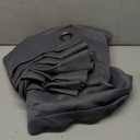 BONZER Extra Wide Room Divider Curtain Total Privacy Wall Grommet Top Thermal Insulated Blackout Curtains for Slide Window, 96L x 150W Inch (8L x 12.5W ft), 1 Panel, Dark Grey