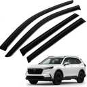 CRV Rain Guards - Window Visors for Honda CR-V CRV 2023-2025 2026, Out-Channel Side Window Rain Guards for CRV Accessories, 4PCS, Black, Car Accessories