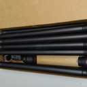 1 Diameter Curtain Rods Itself is 30 to 144 inch 1 Pack Fit 30-142 inch, 66 to 120 inch Window with Heavy Duty Adjustable Rod Matte Black Splicing Metal Extra Long Curtain Rod for Windows