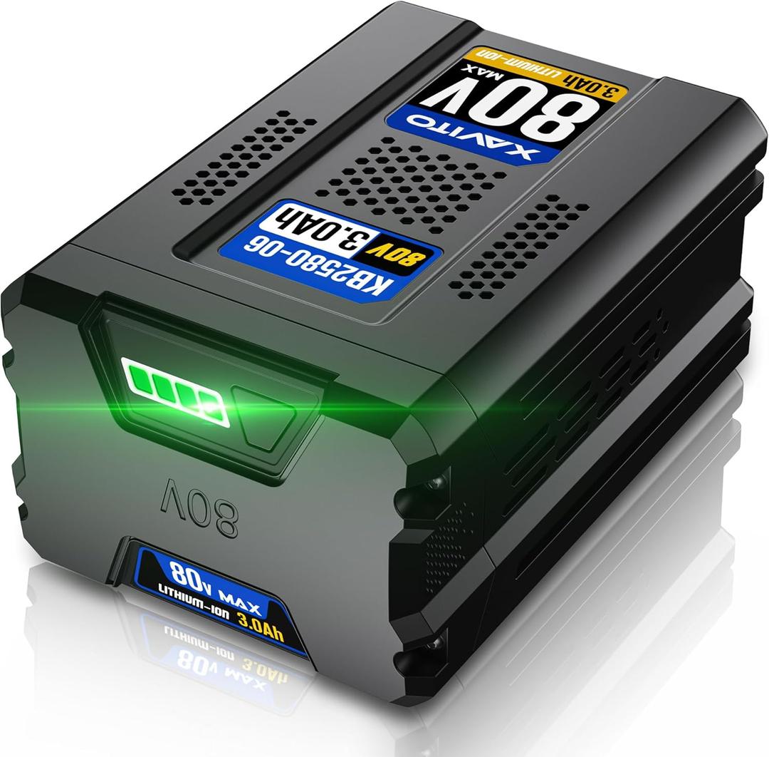 XAVITO Replacement for Kobalt 80V Battery 3.0Ah, New Upgraded 3X Longer Runtime, Compatible with Kobalt 80V Cordless Power Tool, for KB2580-06 KB480-06 KB580-06 Battery