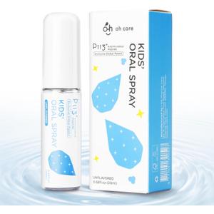 Mouth Spray for Kids, Toddler Toothpaste Helper, Fluoride Free Baby Toothpaste Cavity Protection, Oral Care with Natural P113+ Antibacterial Peptide - for Newborns to Age 6, Original