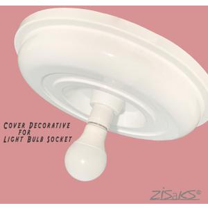 Ceiling Socket Decorative Cover,Light Bulb Holder,Lamp Holder Base,Lampholder Cover (2, Pack)