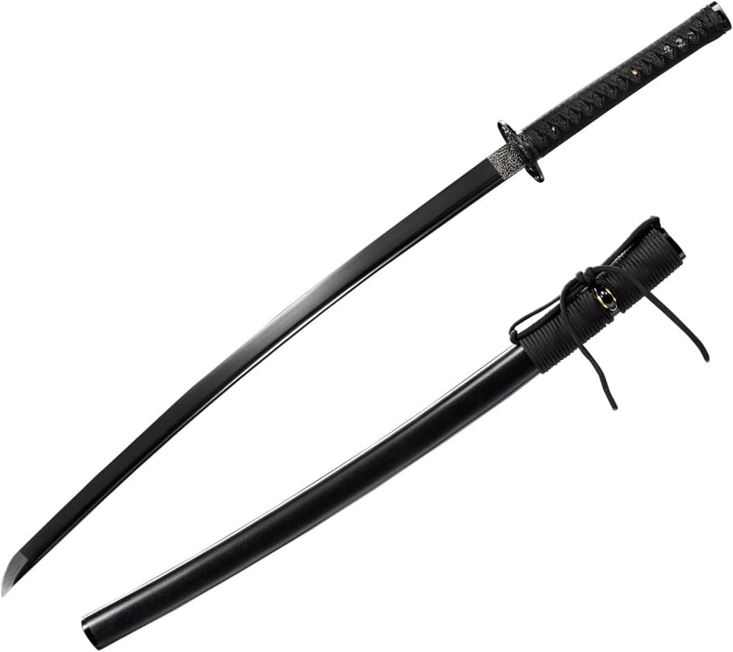 Black Samurai Japanese Sword Katana Swords Hand-Forged