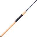 Pflueger 7'6" President XT Spinning Rod, Medium Power, 2-Piece Graphite Rod, Light and Sensitive Fishing Rod Ideal for Bass, Walleye, Panfish, Trout and Steelhead
