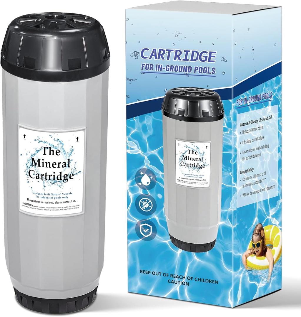 Replacement G45 Mineral Cartridge for Nature2 W28145 N2CG45 W26745 for All Zodiac Limited & Professional G or Pro G Plus Inground Pool Vessel W25904 W20011, Up to 45,000 Gallons