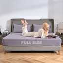 Grounding Sheets Full Size, Grounding Bed Sheet with Pure Silver Fiber, Earth Connected Deep Pocket Earth Sheets for Better Sleep and Stress Relief (54"x75"x14")