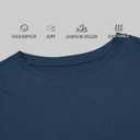 H HYFOL Men's Graphic T-Shirts USA Flag Cotton Short Sleeve American Patriotic Crewneck Casual Regular Tee Shirts (Blue, XXL)