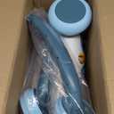 KB Montessori Baby Walker - Interactive Push Toy for Toddlers Learning to Walk with Soft Music & Lights, Adjustable Speed & Non-Slip Wheels, Educational Activity Center (Aquamarine)