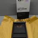 Complete Black Bat House for Outdoors - Clean Your Backyard from Mosquitoes - Bat Box Without Paint Inside - One-Chamber House - Easy to Hang
