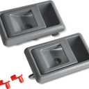 FAERSI 2Pcs Interior Door Handle Front Rear Driver & Passenger Side Fits for 1989-1995 4Runner 1988-1993 Toyota Corolla 1989-1995 Pickup 1995-2000 Toyota Tacoma 1987-1990 Tercel 1989-1992 Geo Prizm