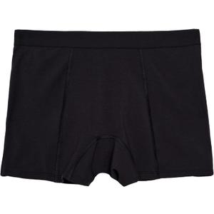 Thinx Ultra-Soft Period Underwear, Overnight Boy-Shorts Leakproof, Holds Up to 12 Regular Tampons*, FSA HSA Approved Period Underwear for Women, Reusable & Controls Odor, Black, XS