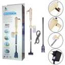 Jeneca Aquarium Gravel Vacuum Cleaner,Battery Operated,Clean The Gravel,Debris,Sand wash,Siphon Suction Vac Cleaner for Fish Tank,130GPH,Adaptor Include(Battery and Electric Power)