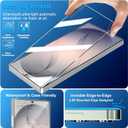 firtstnow 3 Pack for Samsung Galaxy S25 Ultra Screen Protector Tempered Glass + 3 Pack Camera Lens Protector, Military Grade Shatterproof, 9H Hardness, Fingerprint Unlock,Case Friendly 6.9 Inch