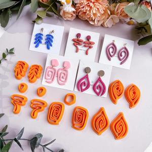 13pcs Minimalism Polymer Clay Cutters | Boho Clay Cutters | Jewelry Making Kits | Clay Earring Cutters | Polymer Clay Tools | Polymer Clay Cutter for Jewelry Making