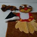 JOYIN 4 Pieces Christmas Theme Bathroom Decoration Set w/Toilet Seat Cover, Rugs, Tank Cover, Toilet Paper Box Cover and Santa Towel for Xmas Indoor Décor, Party Favors (Reindeer)