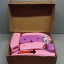 Shemira Toddler Basketball Hoop & Soccer Goal Activity Center Toys with Light & Music,Elephant Toddlers Musical Toys Gift, Baby & Toddlers Christmas Birthday Gift for 1 2 3 Year Old Boys & Girls (Pink)