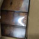 BAYKA Wall Shelves for Bathroom Decor, Floating Wall Shelves for Living Room Kitchen Storage, Mounted Rustic Wood Floating Shelves for Kids Books, Corner Shelf for Bedroom(Rustic Brown, Set of 4) (16-inch Mixed)