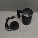 Milk Frother Electric, 4-in-1 Milk Frother and Steamer for Latte, Cappuccino, Hot & Cold Milk Froth Maker, Automatic Milk Steamer and Frother, Quiet One-Touch Operation, Easy to Clean