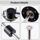 8.5"(216mm 240-33 ohm Electric Fuel Tank Pump Level Sensor Sending Unit Compatible with Marine Boat Vehicle Truck RV Fuel Tank Fuel Water Level Sensor Gauge