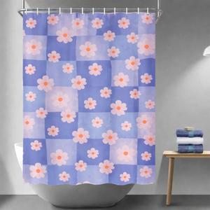 Shower Curtain, Navy Blue