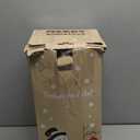 Oliven Reversible Xmas Quilts King Size Christmas Reindeer Snowmen Bedspread Lightweight Plaid Bedding Coverlet Soft Breathable Patchwork Quilt Set Holiday Bedroom Decor (King(108"x96"), Beige White Green)