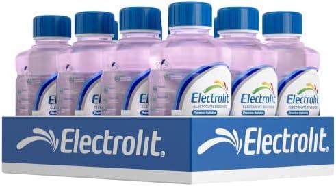 Electrolit, Electrolyte Beverage, Berry Bliss, 21 Fl Oz (12 Pack) | Hydration Sports Drinks with Electrolytes, Magnesium, Calcium & Potassium, Recovery Drink for Post Workout  EXP DATE  11/28