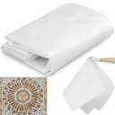 Teenyyou 36" X 48" Mosaic Mesh for Back Mounted Tile Fiberglass Mosaic Mesh Backing Boast for Tile Installation Supplies Tools (Non Sticky)