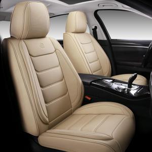 Full Coverage Faux Leather Car Seat Covers Full Set,Automotive Seat Covers for Cars,SUVs Pick-up Truck, Car Seat Cushion, Beige Seat Covers for 5 Seats,Car Seat Protector Full Coverage Faux Leather Car Seat Covers Full Set,Automotive Seat Covers for Cars,SUVs Pick-up Truck, Car Seat Cushion, Beige Seat Covers for 5 Seats,Car Seat Protector