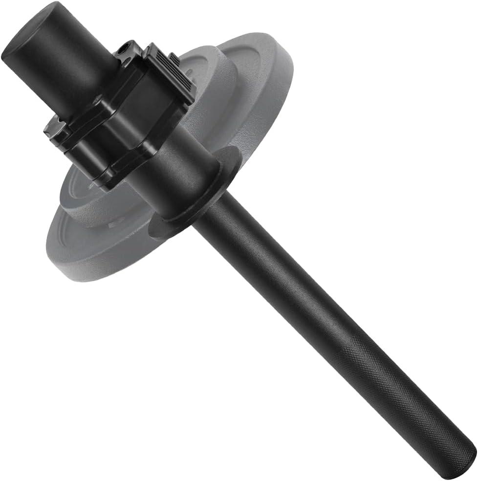 LoGest Wrist Strengthener, Forearm Exerciser - Option of Standard Plate 1 Inch or Olympic Plate 2 Inch With a Collar Hand Developer Arm Grip Workout Strength Trainer for Starter and Pro - Workout Equipment Home Gym Forearm Strengthener