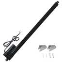 JQDML 24 Inch Long Stroke Linear Actuator 12V IP65 Waterproof Heavy Duty 660lbs/3000N Electric Actuator 0.2"/s with Mounting Brackets,for Window Opener,Door Opener,Solar Tracker