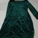 GOBLES Womens Sexy Velvet Long Sleeve Bodycon Elegant Mini Party Dress