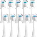 Toothbrush Heads Replacement Compatible with TAO Clean Electric Toothbrush, White, 10 Pack