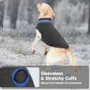 Lelepet Fleece Dog Sweater Zip Up Dog Fleece Jacket Reflective Warm Sweatshirt for Cold Weather Soft & Lightweight Pet Sweater Vest for Puppy Small Medium Large Dogs(XS-3XL) (Gray)