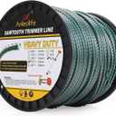 A ANLEOLIFE 5-Pound Heavy Duty Sawtooth .170-inch-by-440-ft Dual Core String Serrated Trimmer Line Spool for Walk Behind Wheeled Mowers,with Built-in Line Cutter
