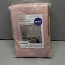 MIULEE Baby Pink Back Tab Blackout Curtains 84 Inch Length 2 Panels Set for Living Room Bedroom Privacy, Rod Pocket/Pinch Pleated Thermal Insulated Room Darkening Light Blocking Curtains 52x84 Inch