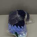 Handwoven Soft Cat Cave Bed, Indoor Cat Beds with Washable Round Nest, Kitten House & Cat Furniture, Cloud Blue