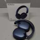 RORSOU C6 Active Noise Cancelling Headphones, Wireless Over Ear Bluetooth Headphones, 60H Playtime, Lightweight Folding Deep Bass Comfort Fit Ear Cups Headset with Mic for iPad/Travel/PC/Home Blue